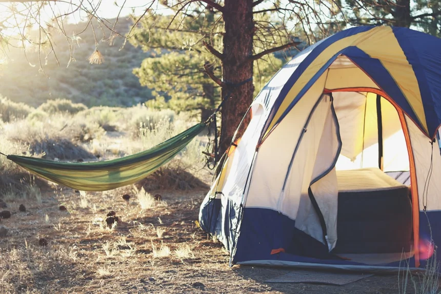 Camping.