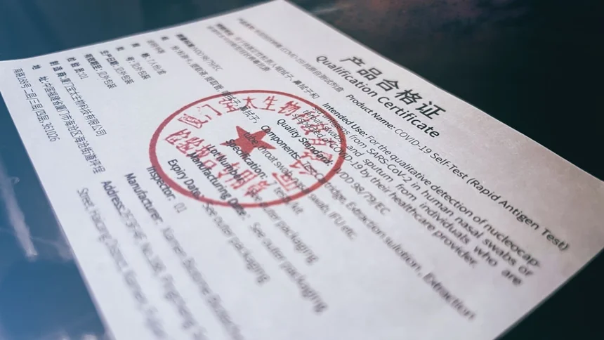 Certification